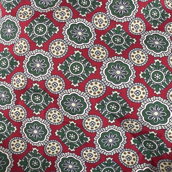 Vintage 70s Pussy Bow Button Down Shirt Blouse Floral Print Boho Preppy Academia - Picture 9 of 10